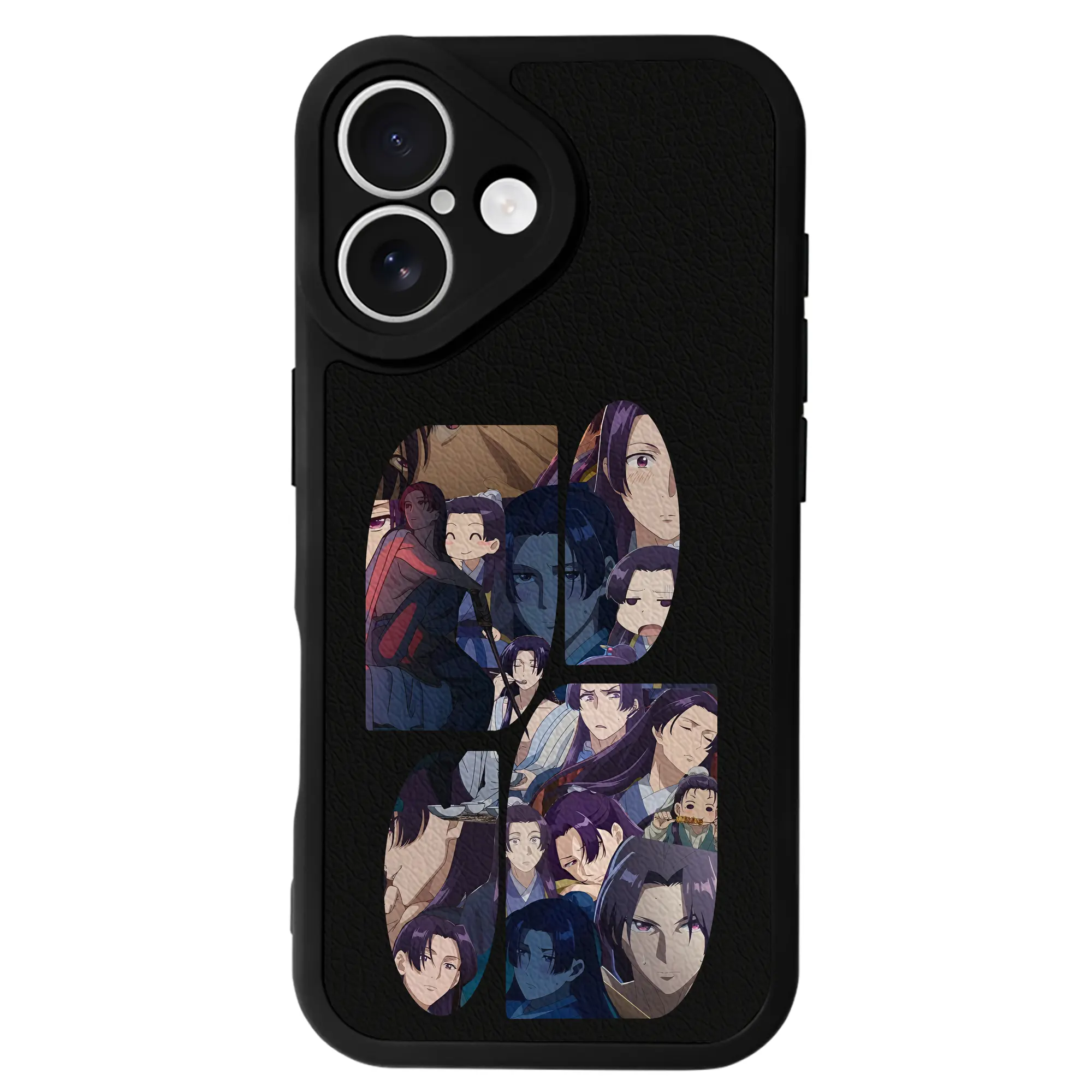 薬屋のひとりごと グッズ,壬氏 - IPhone 16シリーズ対応 ・ シリコンスマホケース ・ レザー調 ・ 高精度フィット ・ 耐衝撃 ・ ワイヤレス充電対応 ・ 精密カット